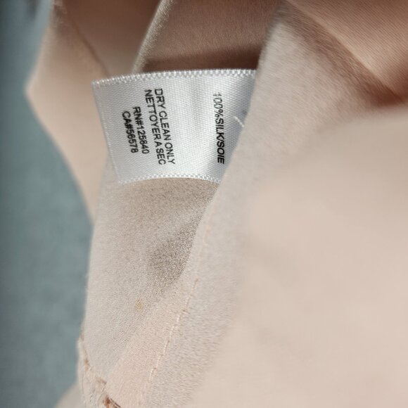 Intermix Sarah Ruffle Pink Silk Blouse. Top Size S - Picture 9 of 9